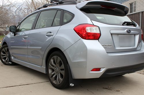 Subaru Impreza 2012-2016 Rally Mud Flaps — RokBlokz