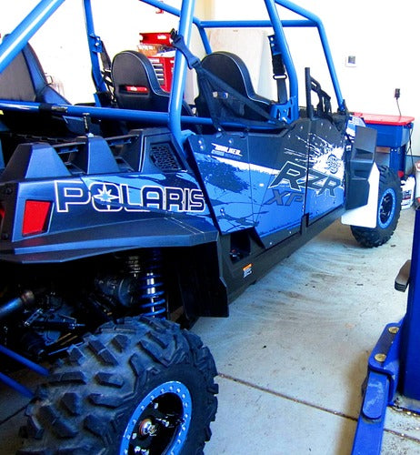Polaris RZR 900, RZR 4 900, 11-14 Mud Flaps, FRONT — RokBlokz