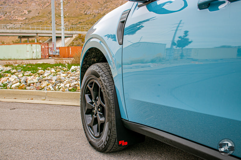 2022+ Ford Maverick Featuring Rokblokz Rally Mud Flaps - Front Flap