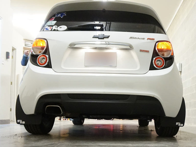 Chevrolet Sonic RS 2013-2019 Rally Mud Flaps