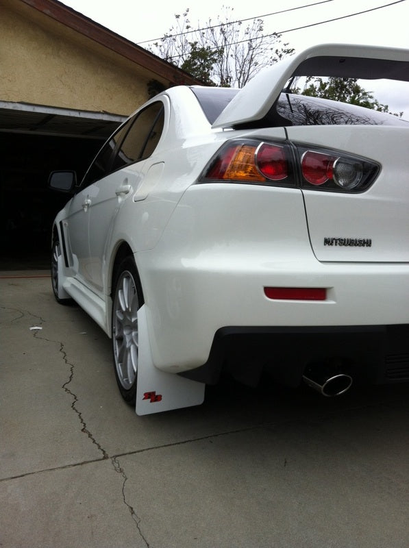 Mitsubishi Lancer EVOLUTION X, Evo X 2008-2016 Rally Mud Flaps