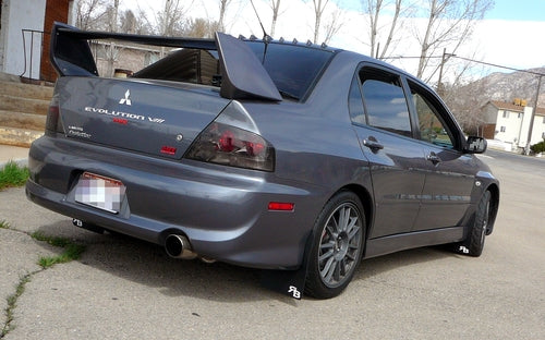 Mitsubishi Lancer EVOLUTION VIII, IX 2003-2007 (EVO 8/9) Rally Mud Flaps