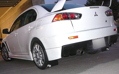 Mitsubishi Lancer EVOLUTION X, Evo X 2008-2016 Rally Mud Flaps
