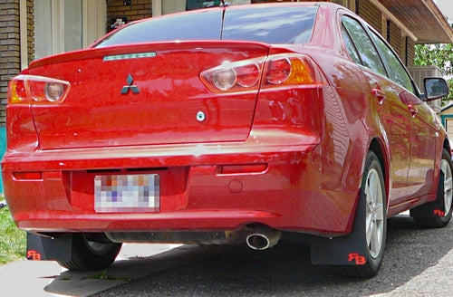 Mitsubishi Lancer Ralliart, OZ Rally 2008-2017 Rally Mud Flaps