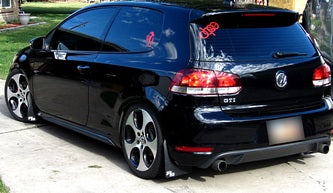 Volkswagen MK6 GOLF, GTI, 2010-2014 VW Rally Mud Flaps