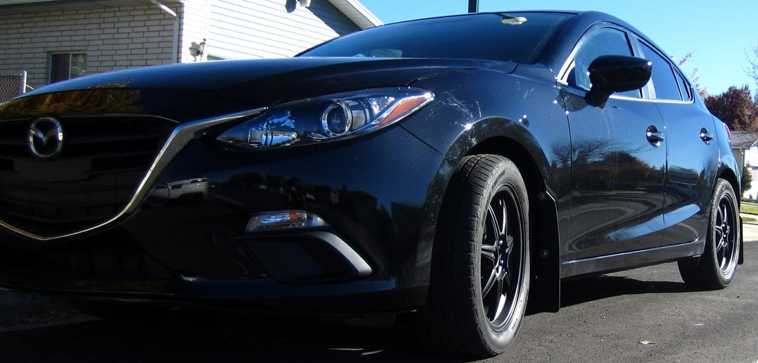 MAZDA3 Hatchback & Sedan 2014-2018 Rally Mud Flaps — RokBlokz