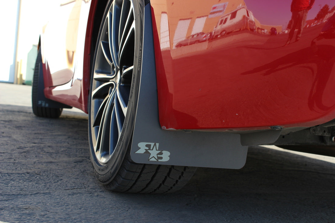 Rise 直接受け渡し Subaru BRZ, Scion FR-S 2013-2016 Rally Mud Flaps — RokBlokz
