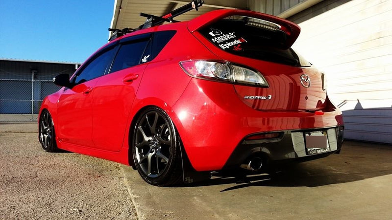 2013 Mazda Speed3 Ft Rokblokz Rally Mud Flaps - Grey Logo