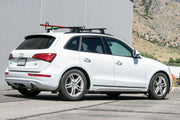 Audi Q5 featuring Black with White logo Original Mud flaps by ROKBLOKZ