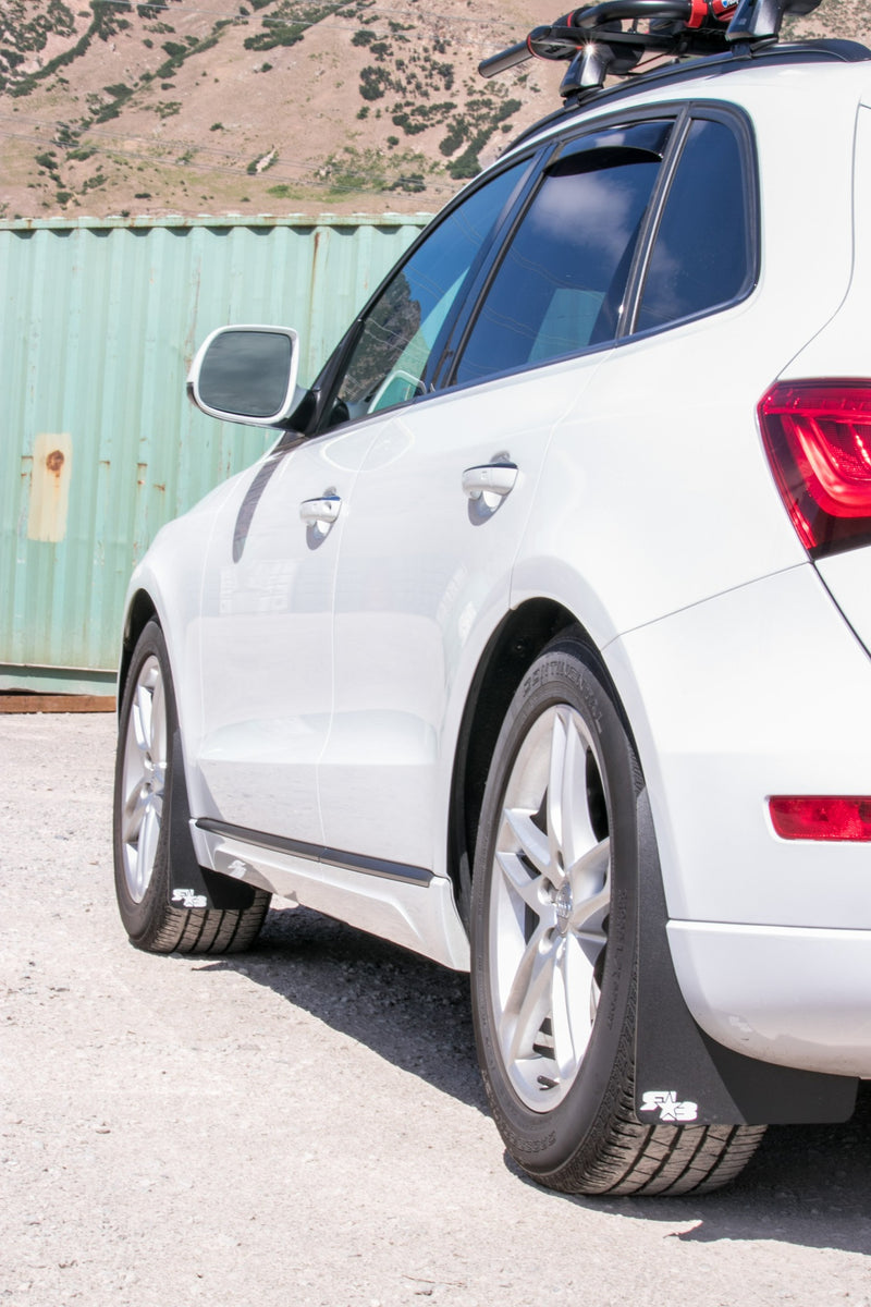 2009 Audi Q5 FT. Rokblokz Mud Flaps in Black