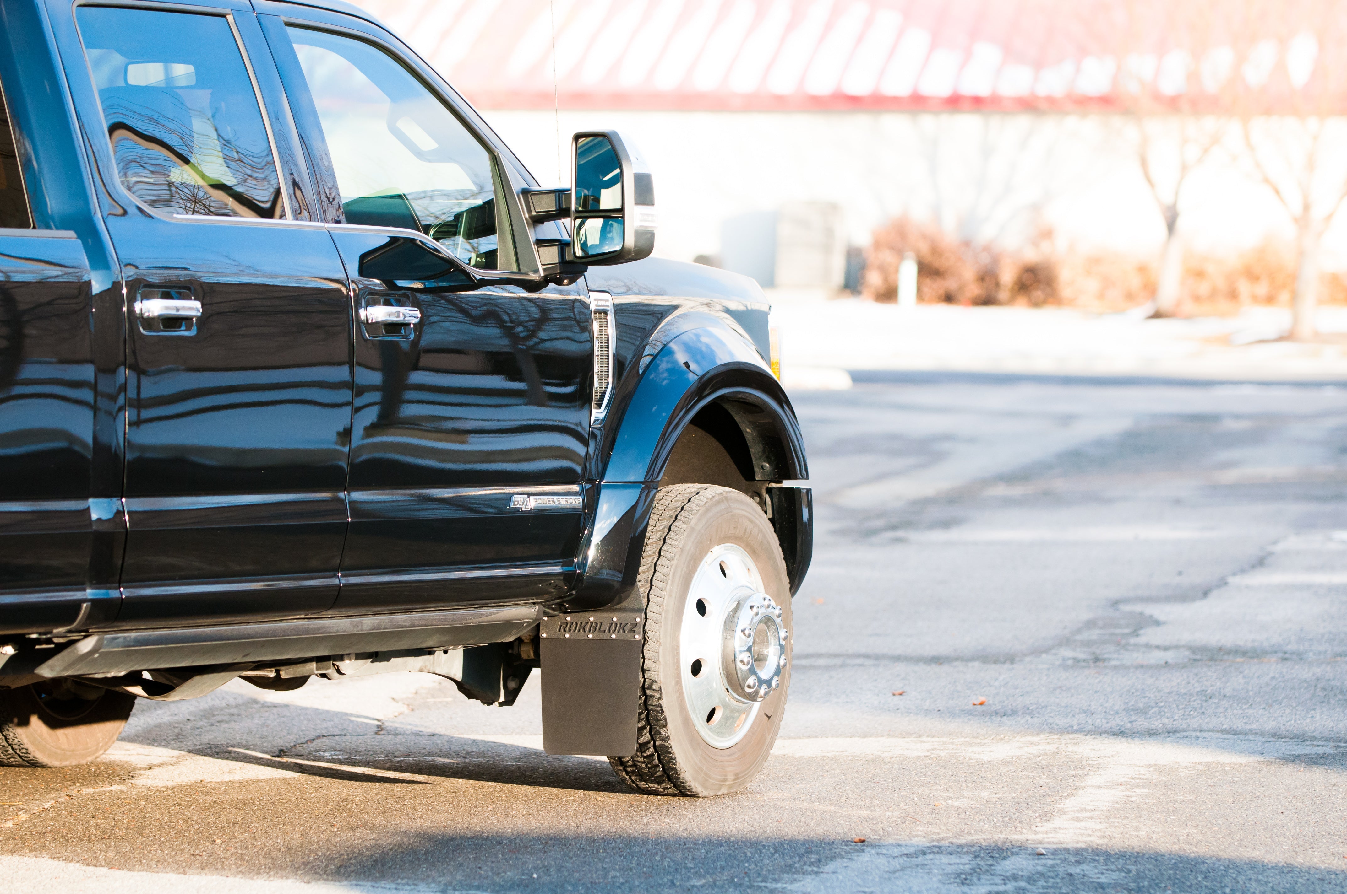 Ford F-450 SUPER DUTY DRW (Dually) 2017+ Mud Flaps - FRONT ONLY