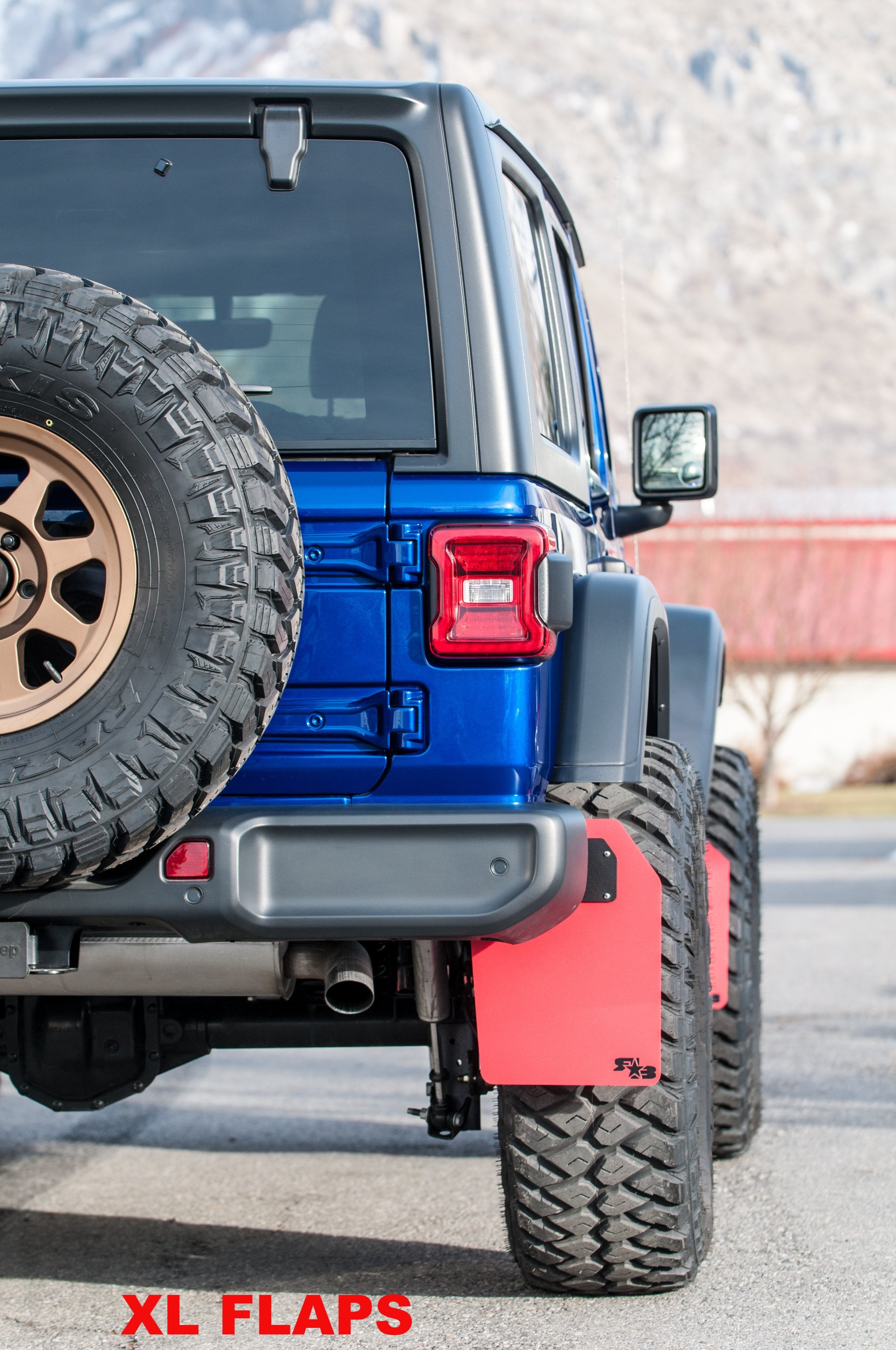 Jeep Wrangler (JL, JLU) 2018+ Quick Release Mud Flaps - Front