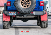 Jeep Rubicon JL w/3.5" lift, 37" tires on Method 701 wheels with XL size flaps by Rokblokz