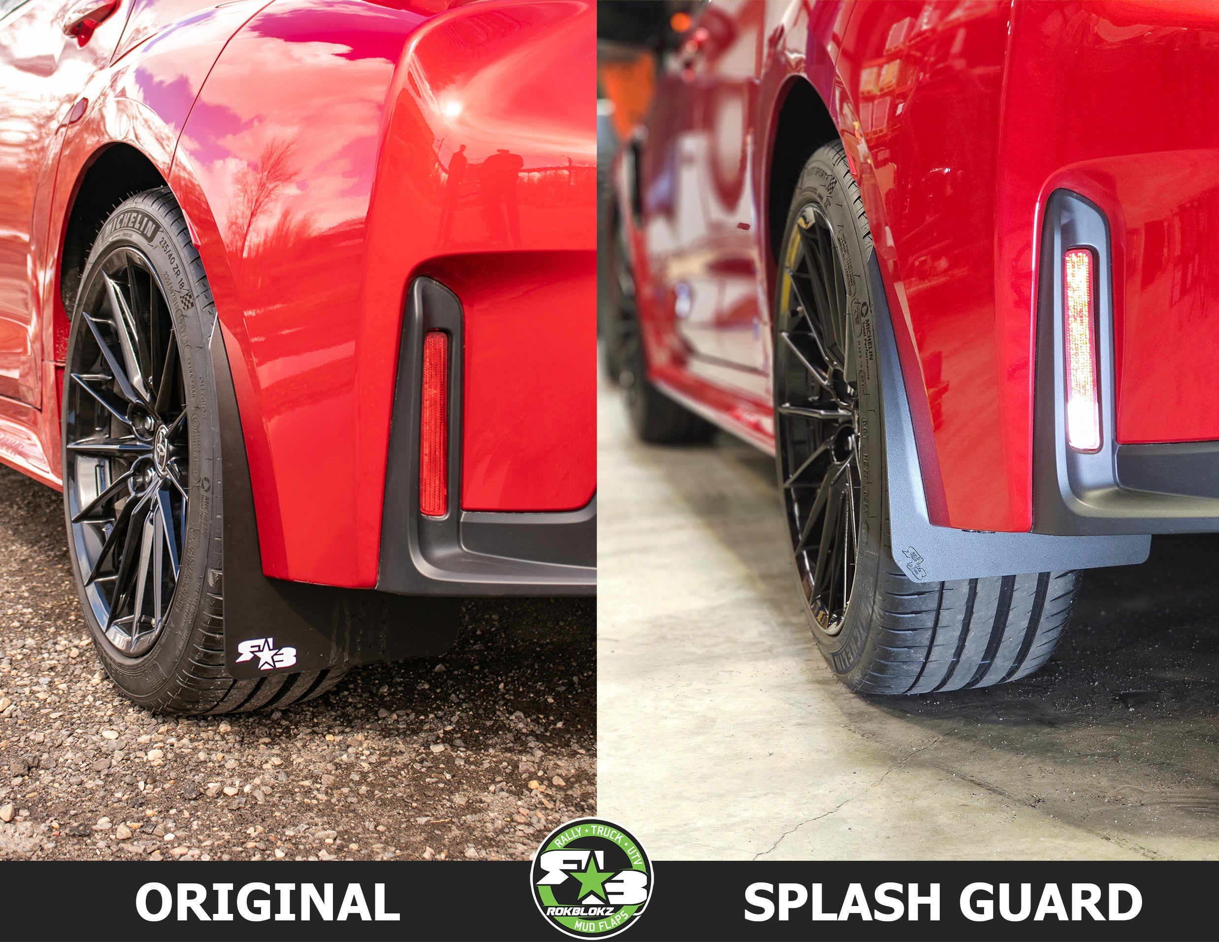 Toyota GR Corolla 2023+ Splash Guards — RokBlokz