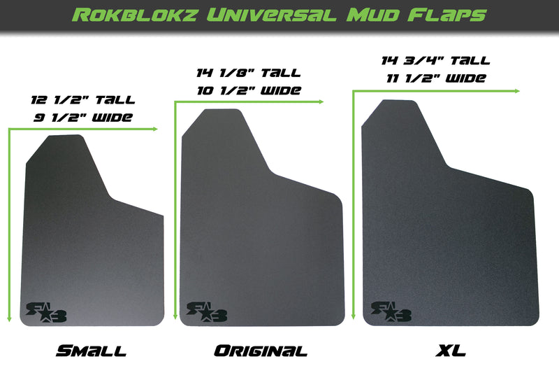 Rokblokz Universal Car Mud Flaps