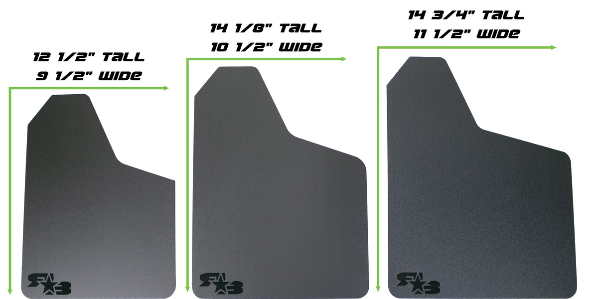 Rokblokz Universal Car Mud Flaps — RokBlokz