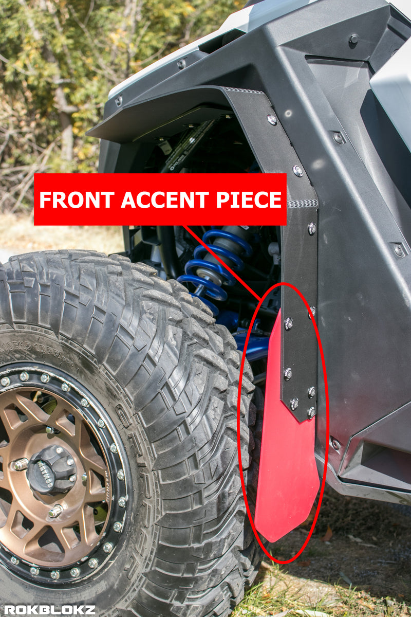 BESTERYUS Rear & Front Fender Flares Mud Flap for 2020-2024 Polaris RZR Pro XP 4 BESTERYUS Rear & Front Fender Flares Mud Flap for 2020-2024 Polaris RZR Pro XP 4