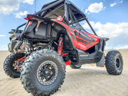 RokBlokz 2019+ Honda Talon 1000 R 1000 X featuring Mud Flaps/fender extension kit - rear 3/4 view