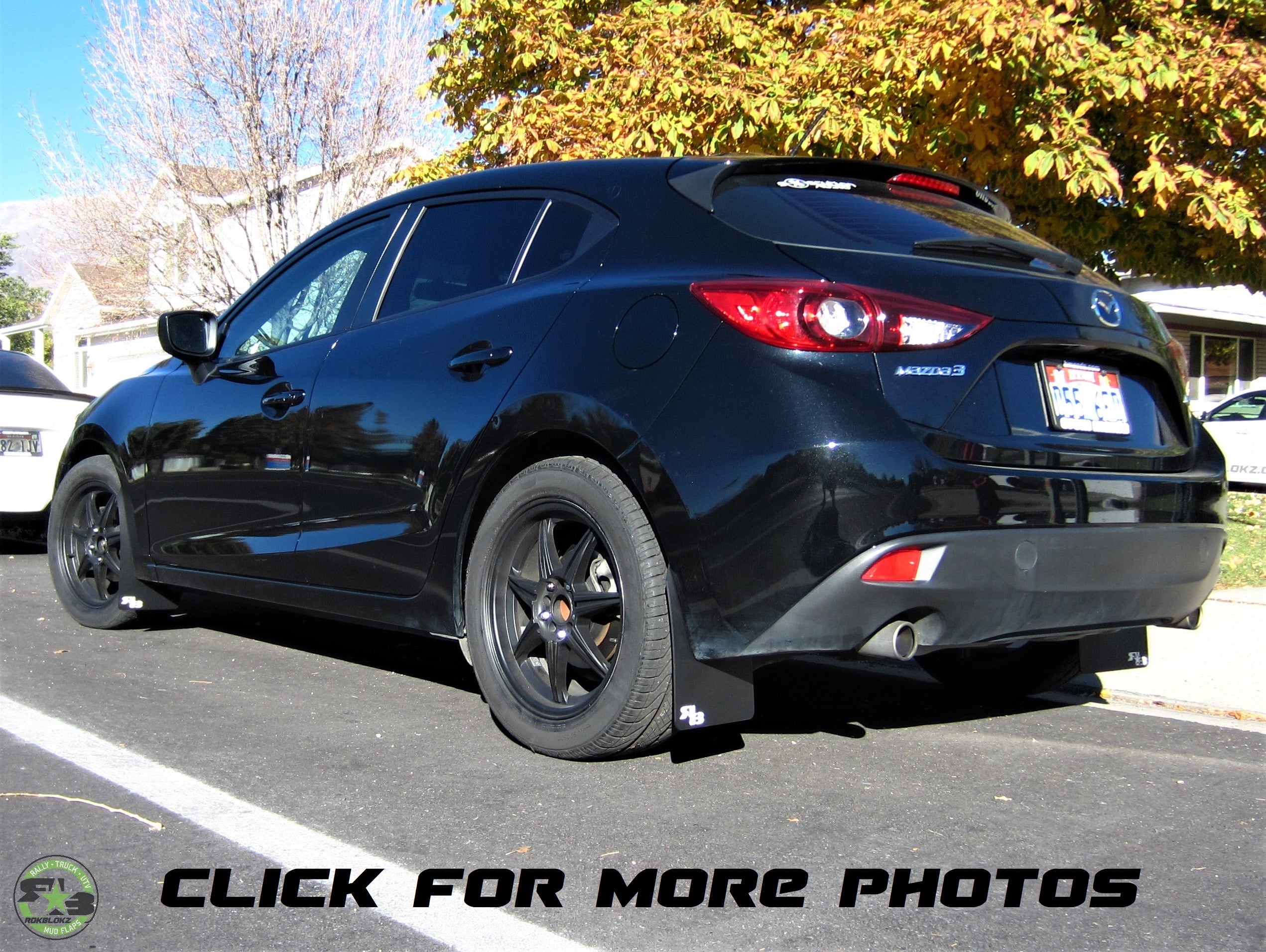 MAZDA3 Hatchback & Sedan 2014-2018 Rally Mud Flaps — RokBlokz MAZDA3 Hatchback & Sedan 2014-2018 Rally Mud Flaps — RokBlokz