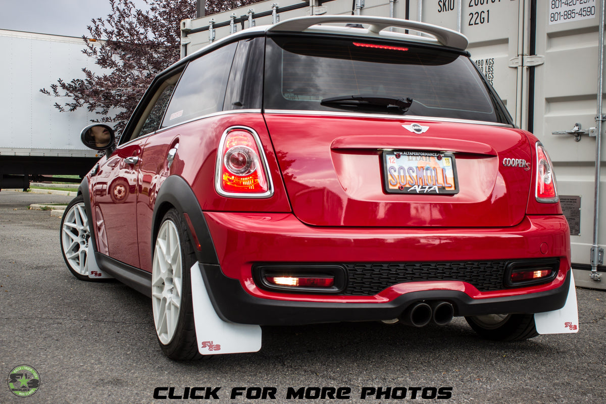 Mini Cooper S (R56) 2008-2014 Rally Mud Flaps — RokBlokz