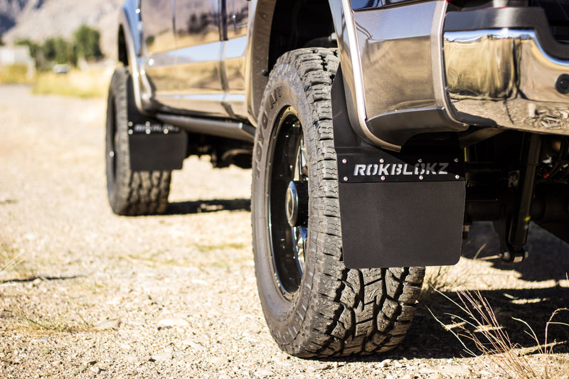 Ford F-250 F-350 SUPER DUTY SRW STEP BACK 2017+ Mud Flaps