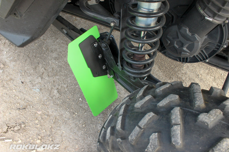 72" CanAm Maverick X3 FT. Rokblokz Trailing arm Mud Flaps