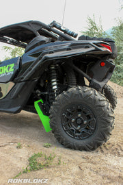 72" CanAm Maverick X3 FT. Rokblokz Trailing arm Mud Flaps