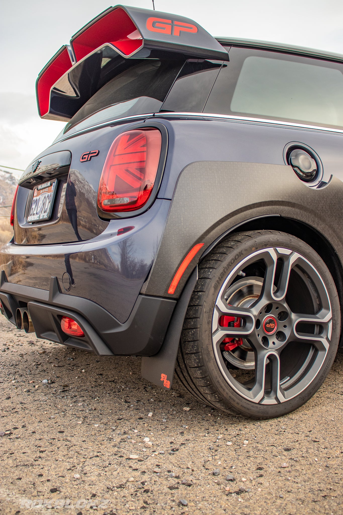 Mini John Cooper Works GP 2020+ Rally Mud Flaps — RokBlokz