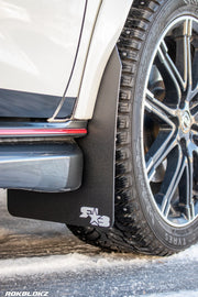 10-17 Nissan Juke NISMO featuring Rokblokz Rally Mud Flaps - Front flap