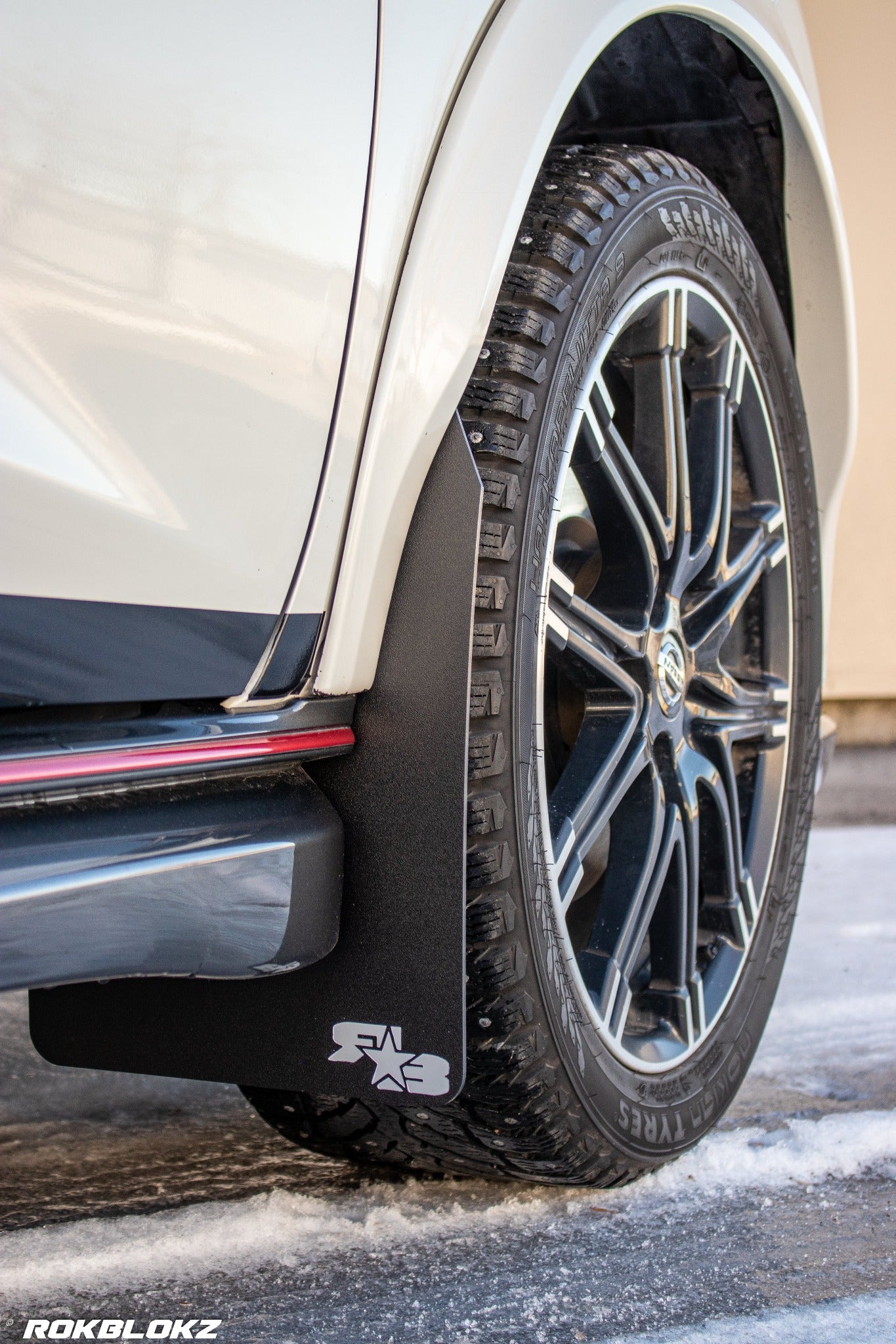 Nissan Juke NISMO 2010-2017 Rally Mud Flaps — RokBlokz