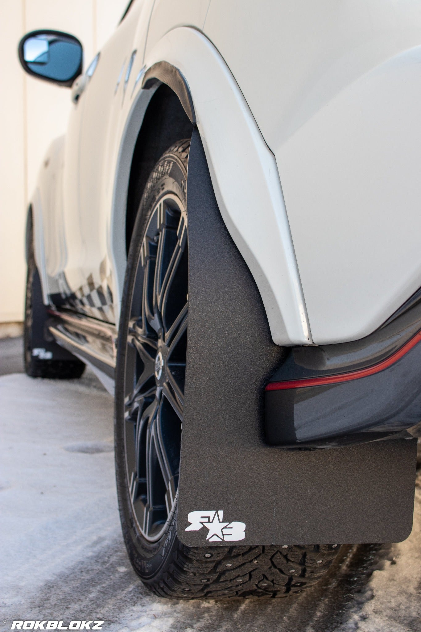 マッドガード 泥除け 日産JUKEラリーマッドフラップRokBlokz Nismo 2010-2014 Nissan JUKE Rally Mud