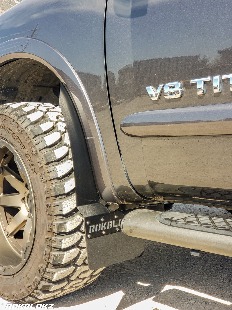 NISSAN TITAN 2004-2015 STEP BACK Mud flaps