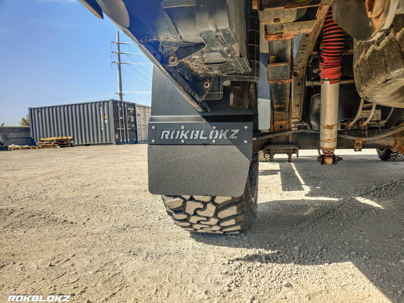1st Gen Nissan Titan Featuring Rokblokz Step-Back Mud Flaps - Rear Flap