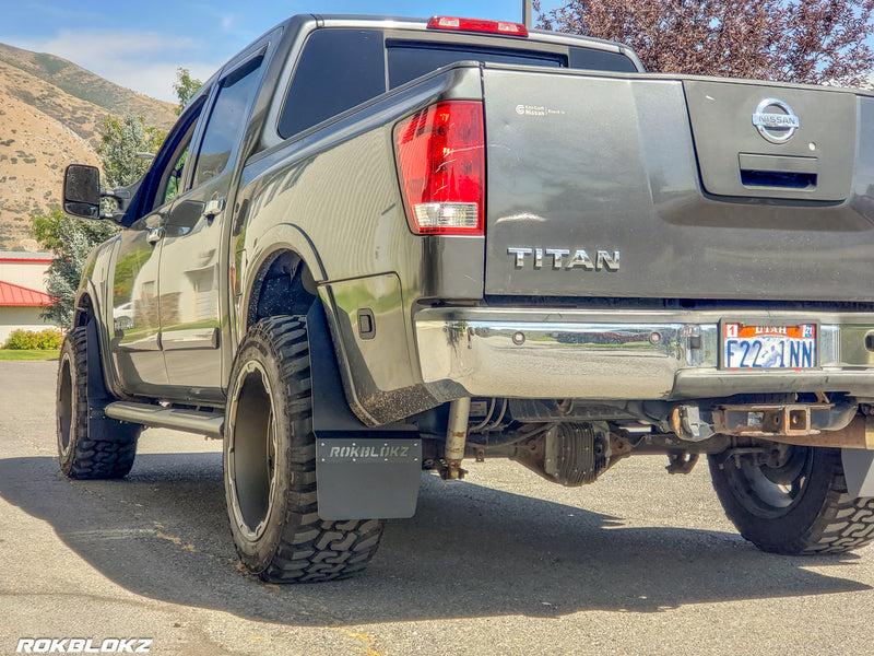 NISSAN TITAN 2004-2015 STEP BACK Mud flaps