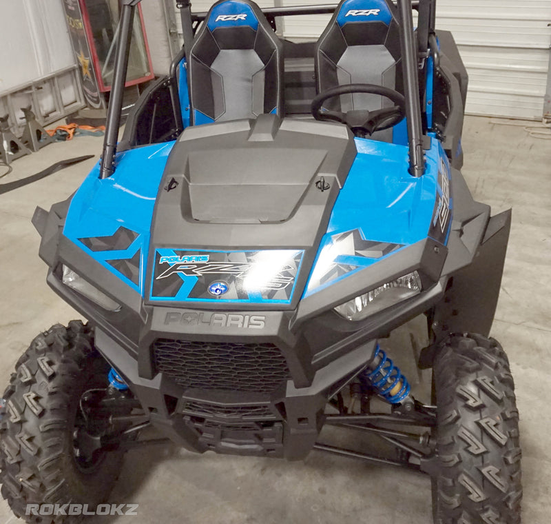 Polaris RZR S 900 & RZR S 1000 2015-2019 Mud Flaps / Fender Extensions, Front & Rear