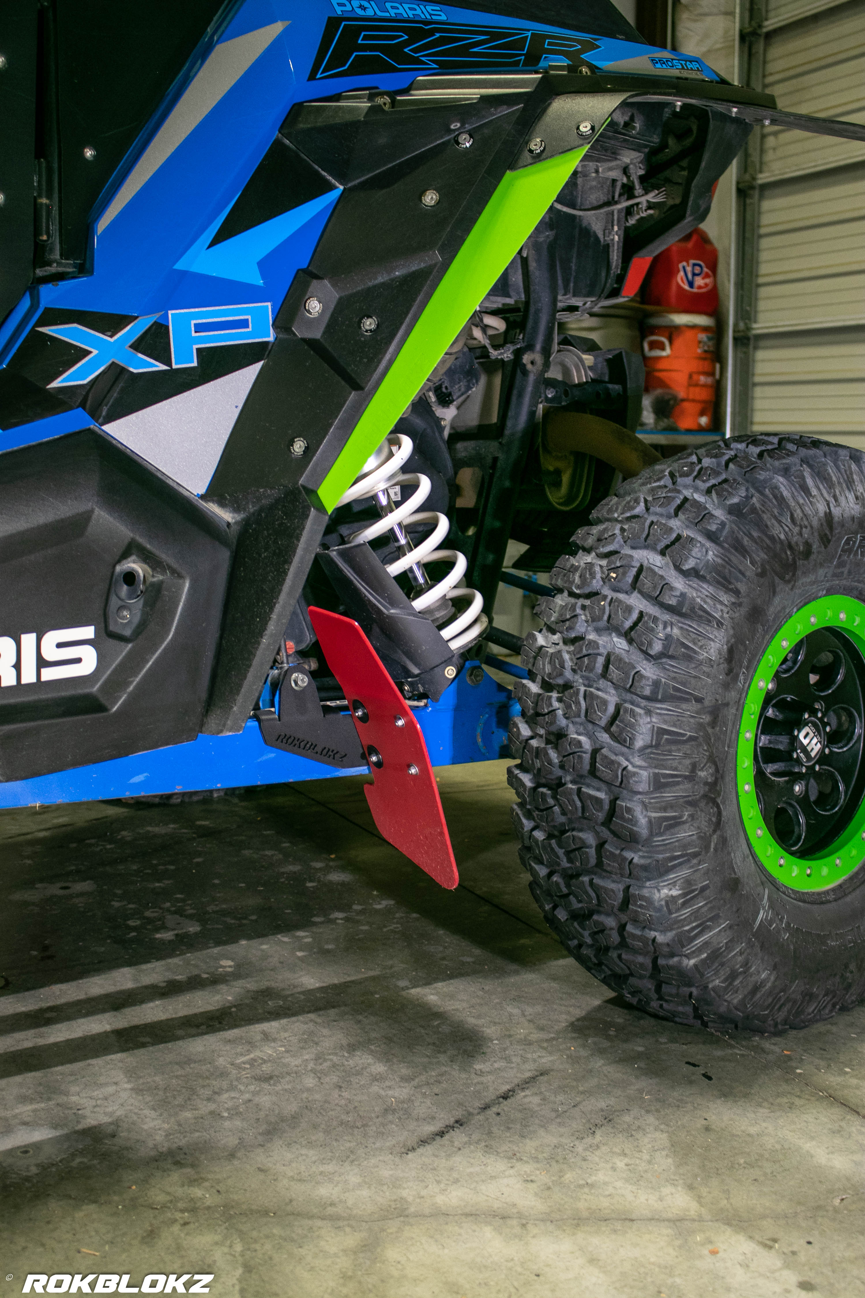 @RRR POLARIS RZR RS1 2018-2022 TRAILING ARM Mud Flaps (Pair) — RokBlokz