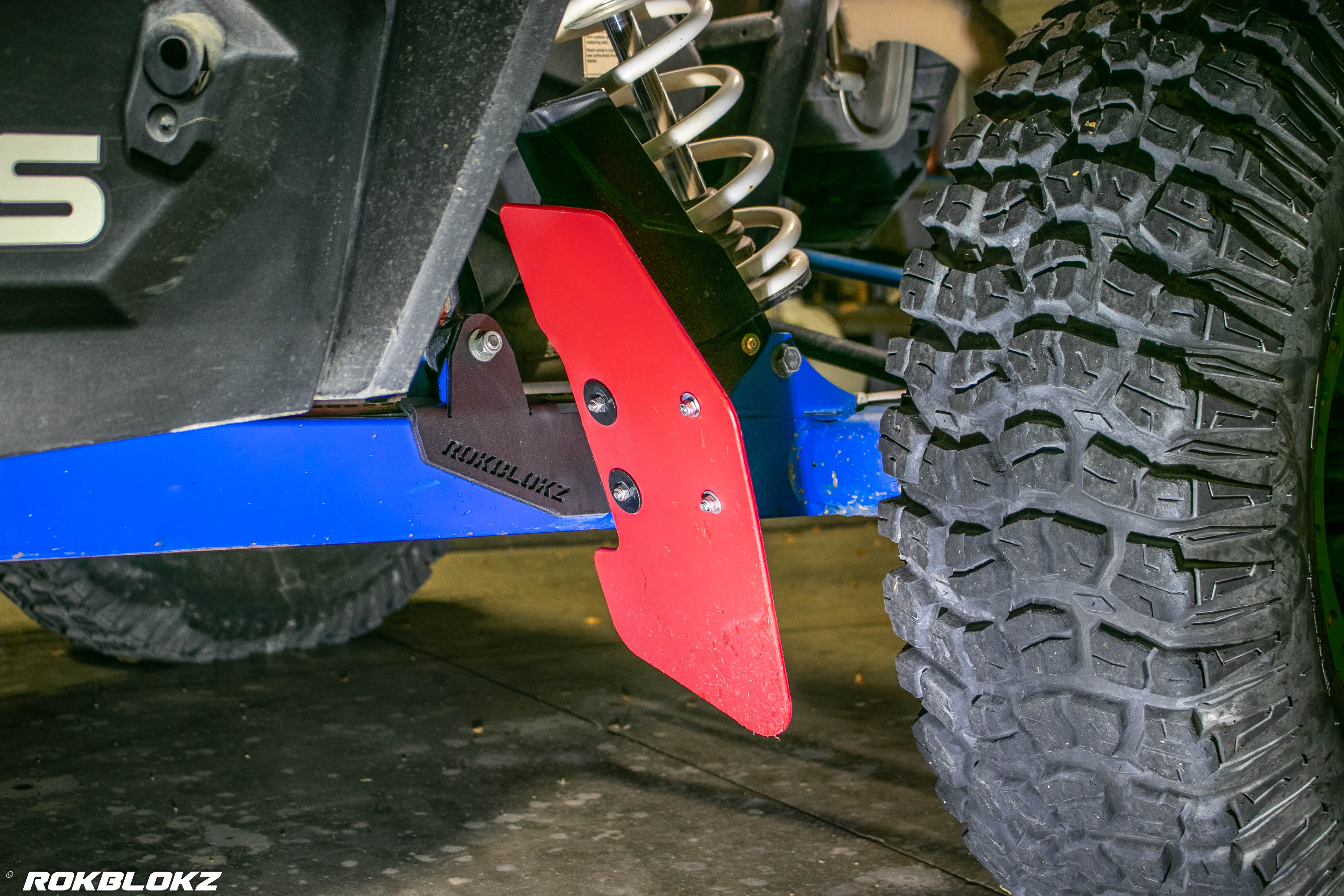 POLARIS RZR RS1 2018-2022 TRAILING ARM Mud Flaps (Pair) — RokBlokz