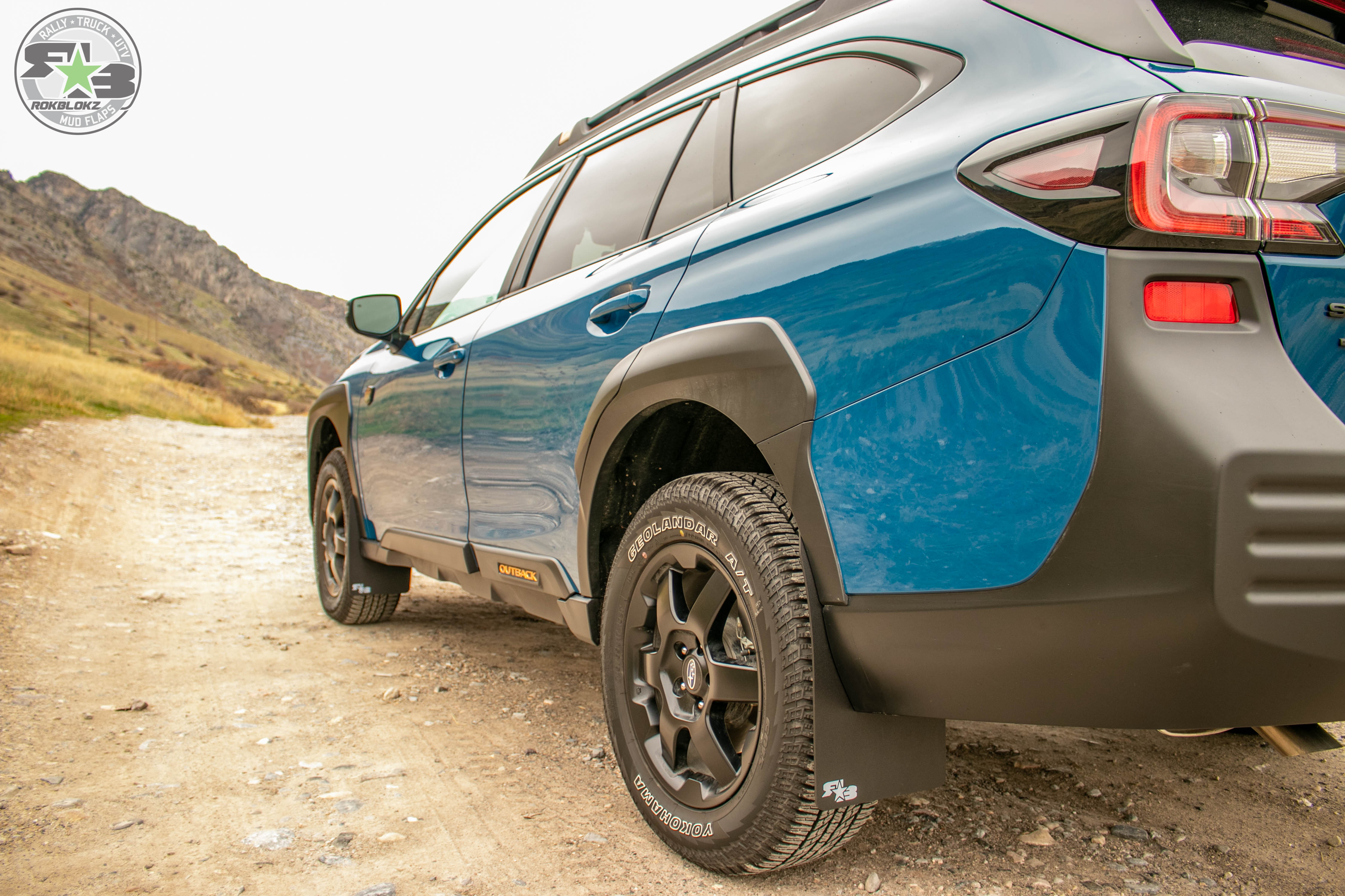 Subaru Outback WILDERNESS 2021-2025 Rally Mud Flaps — RokBlokz