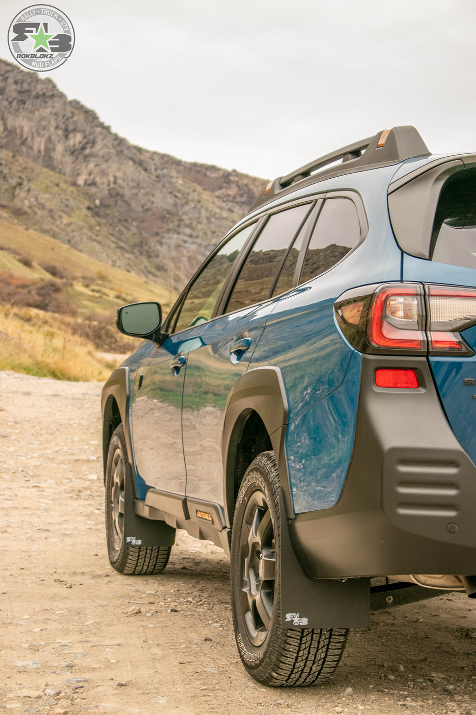 Subaru Outback WILDERNESS 2021+ Rally Mud Flaps — RokBlokz