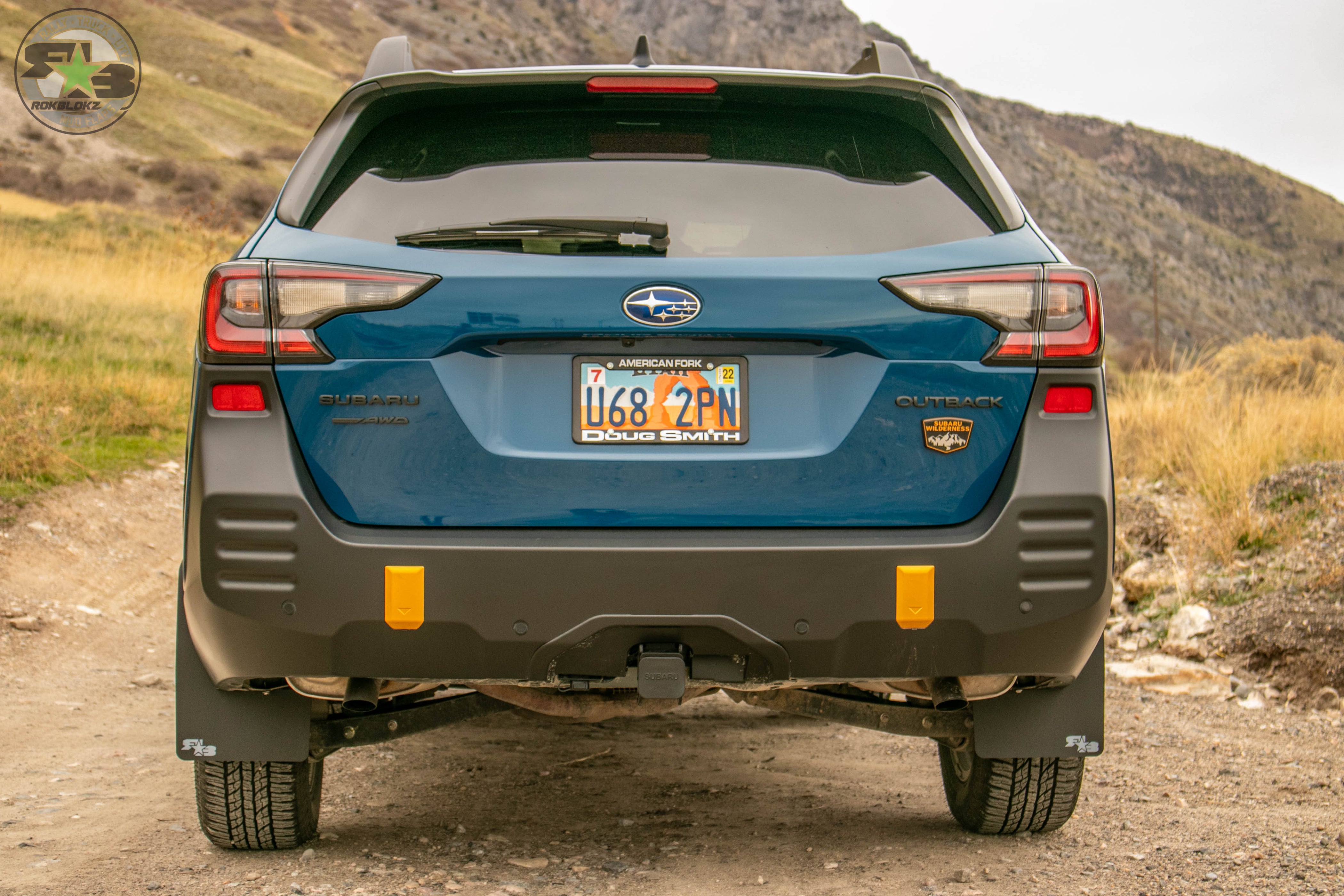 Subaru Outback WILDERNESS 2021+ Rally Mud Flaps — RokBlokz