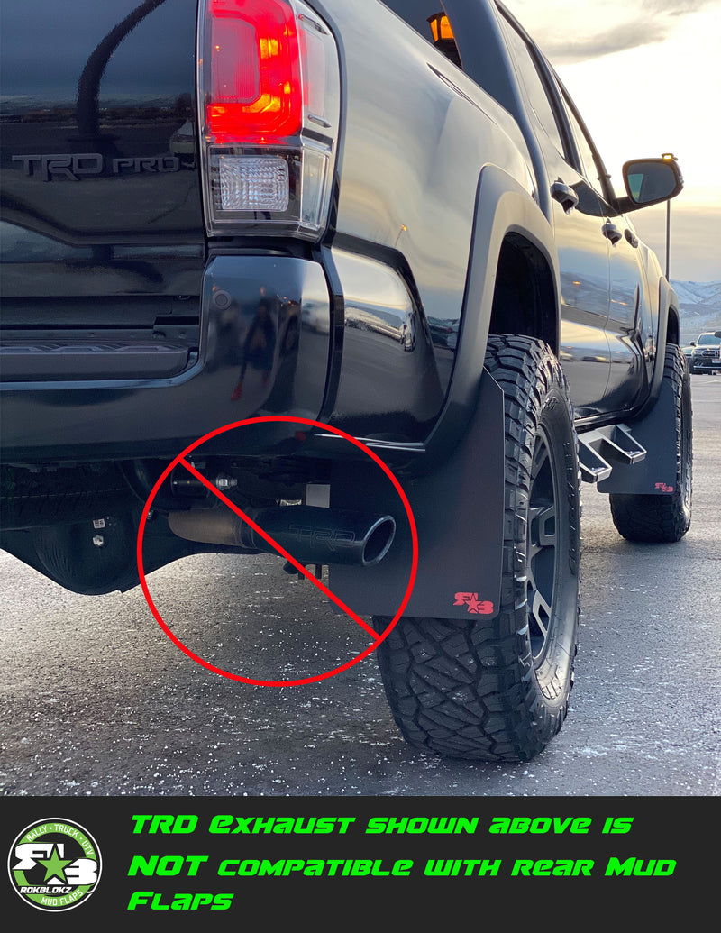 Toyota Tacoma (3rd Gen) 2016-2023 Mud Flaps