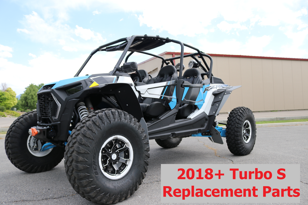 Polaris RZR Turbo S "The Beast" 2018+ Trailing Arm Guards or ACCENT - REPLACEMENT FLAPS